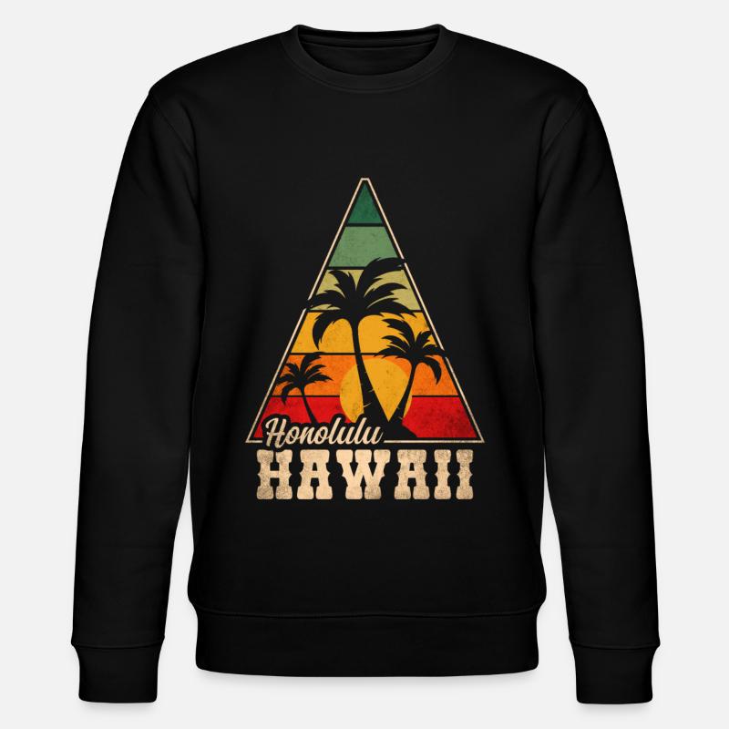 Hawaï Honolulu - Sweat bio CHANGER Stanley/Stella Unisexe - noir