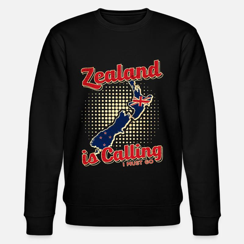 Nouvelle-Zélande Neuseeland - Sweat bio CHANGER Stanley/Stella Unisexe - noir