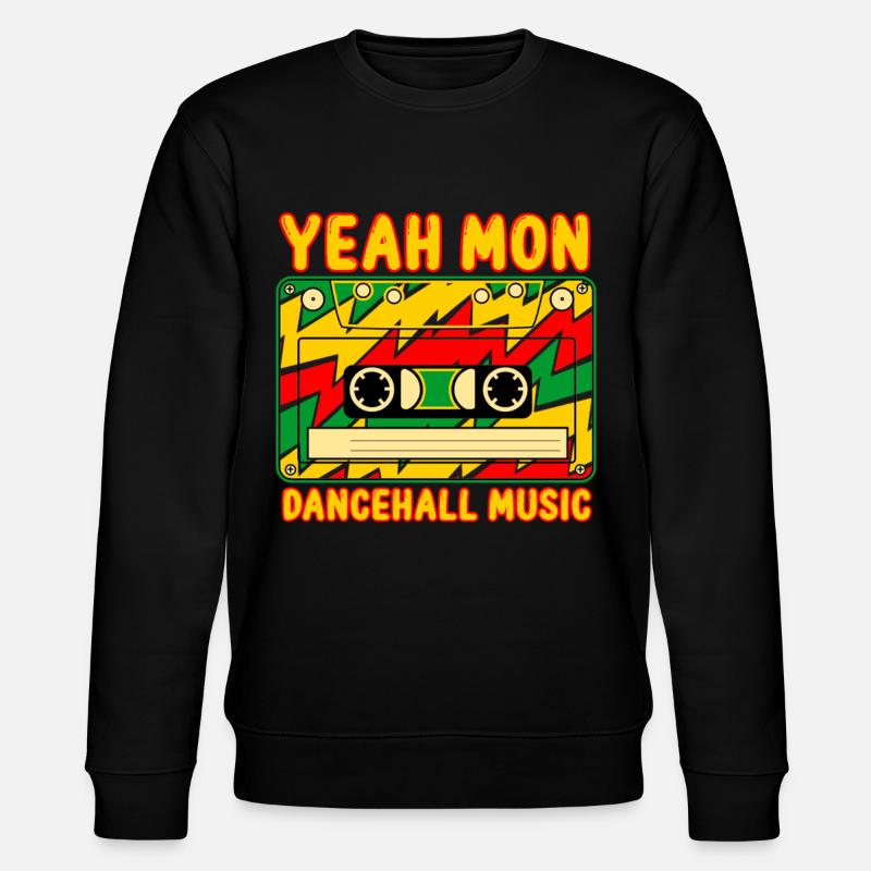 Dancehall Musik Jamaika - Stanley/Stella Unisex Bio-Sweatshirt CHANGER - Schwarz