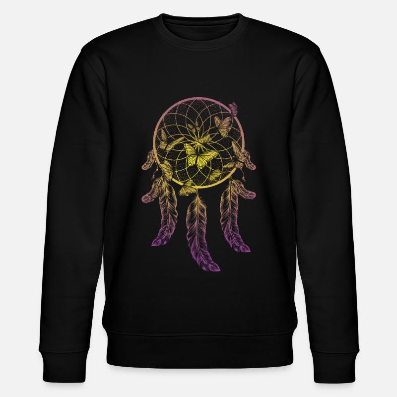 Traumfänger - Stanley/Stella Unisex Bio-Sweatshirt CHANGER  - Schwarz