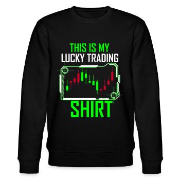 Trading Geld - Stanley/Stella Unisex Bio-Sweatshirt CHANGER  - Schwarz - Vorne - Nik (191cm) & Marisol (170cm)