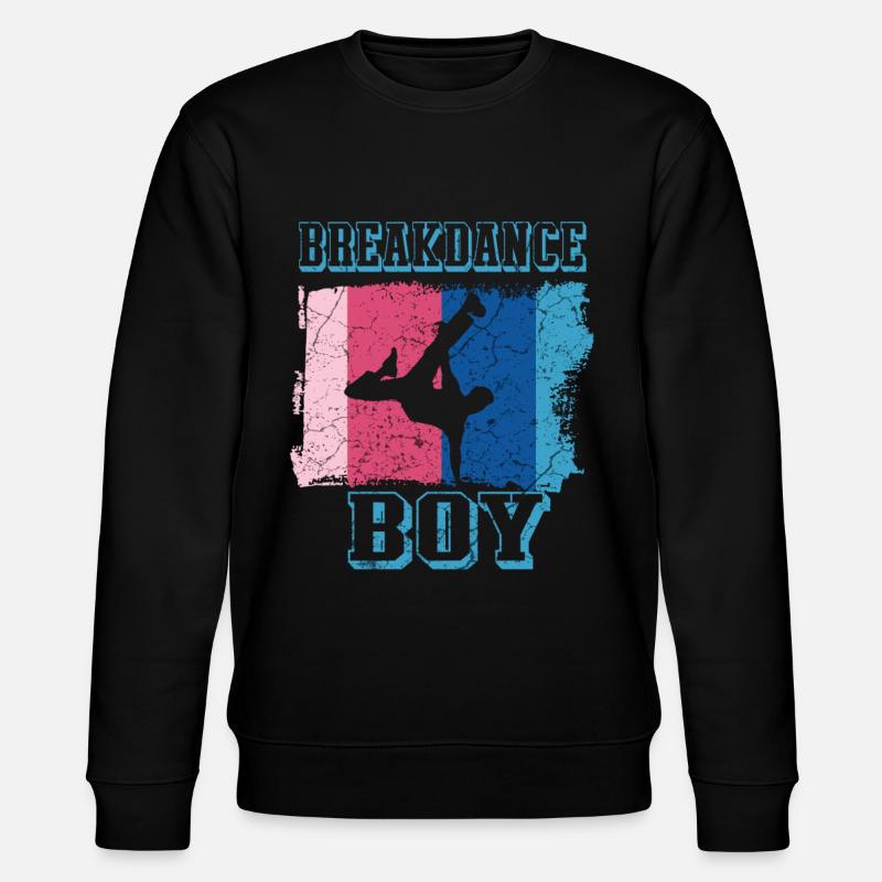 Breakdance Junge Breakdancer BBoy - Stanley/Stella Unisex Bio-Sweatshirt CHANGER  - Schwarz