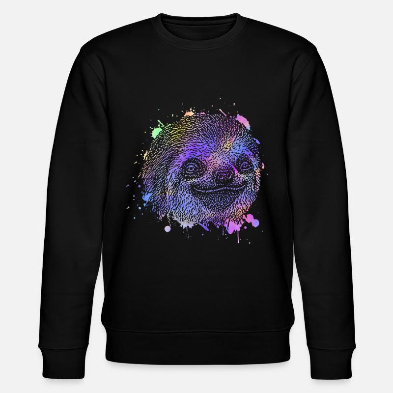 Sloth - Stanley/Stella CHANGER Unisex Organic Sweatshirt - black