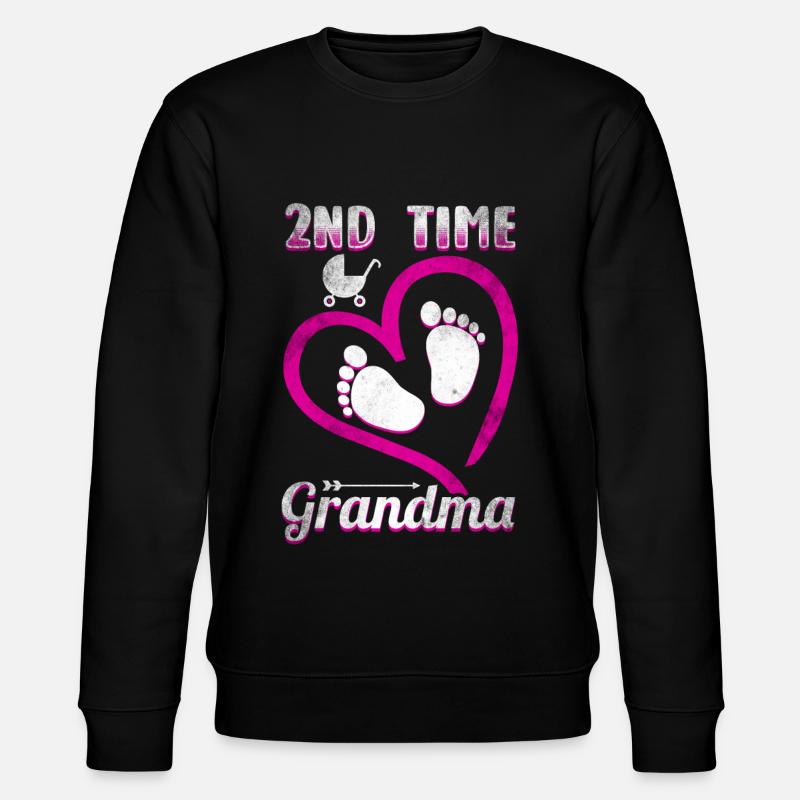 Oma Grossmutter Stolz - Stanley/Stella Unisex Bio-Sweatshirt CHANGER  - Schwarz