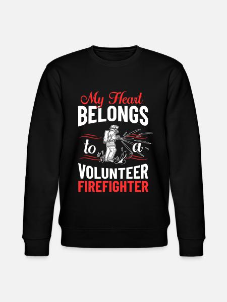 Volunteer Firefighter Firefighter Volunteers - Stanley/Stella CHANGER Unisex Organic Sweatshirt - black