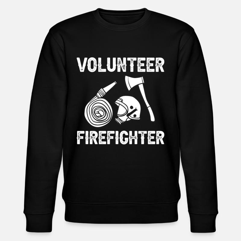 Pompiers volontaires - Sweat bio CHANGER Stanley/Stella Unisexe - noir