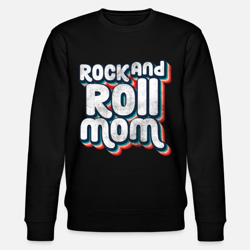 Rock and Roll Mutter - Stanley/Stella Unisex Bio-Sweatshirt CHANGER  - Schwarz