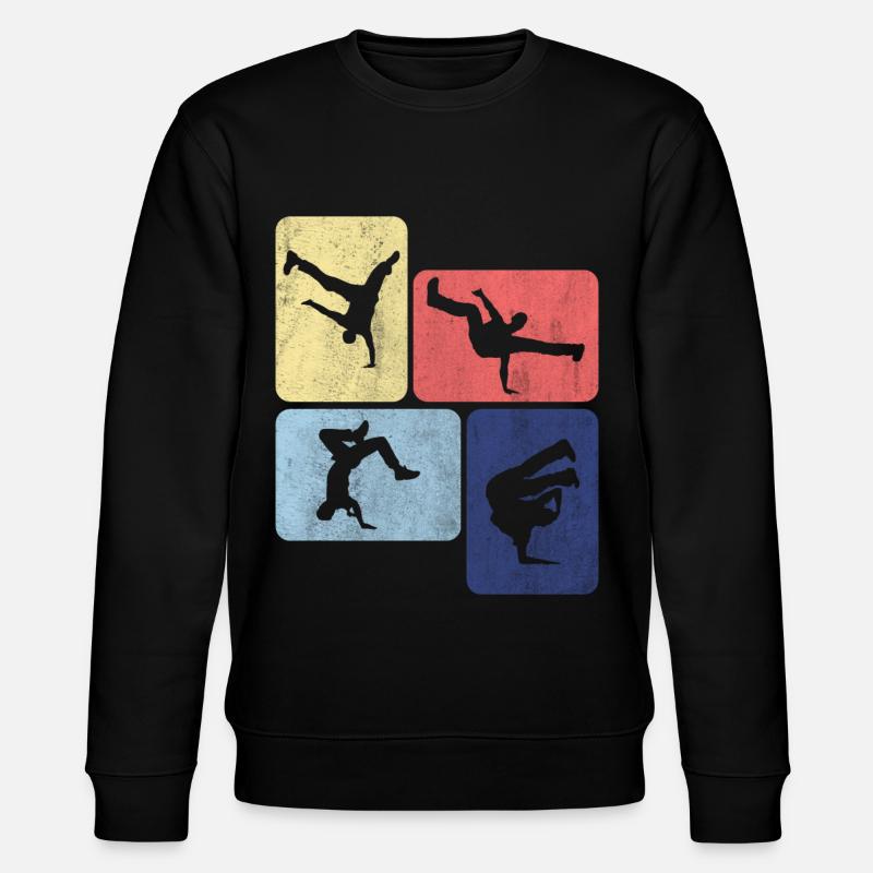 Breakdance Rétro Breakdancer Danse - Sweat bio CHANGER Stanley/Stella Unisexe - noir