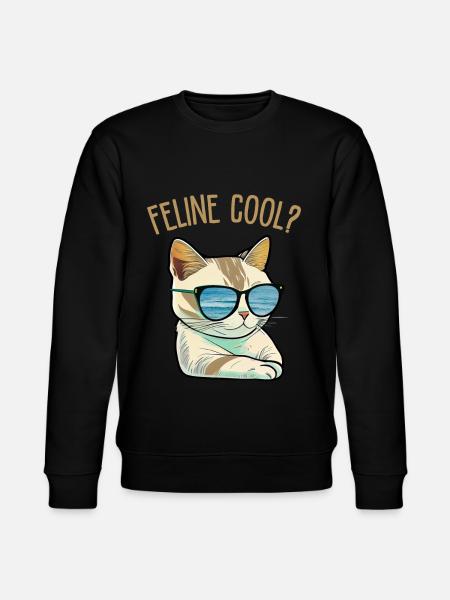 Félin Cool - Sweat bio CHANGER Stanley/Stella Unisexe - noir