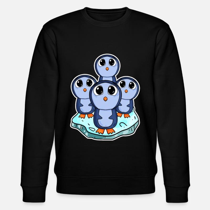 Pingouins - Sweat bio CHANGER Stanley/Stella Unisexe - noir