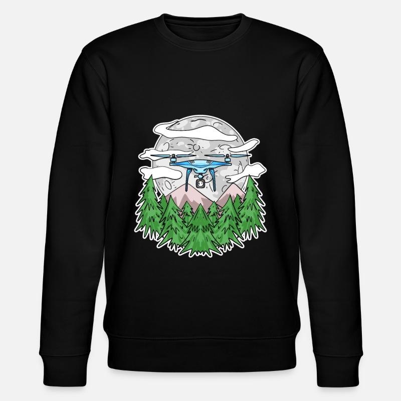 Drone - Stanley/Stella CHANGER Unisex Organic Sweatshirt - black