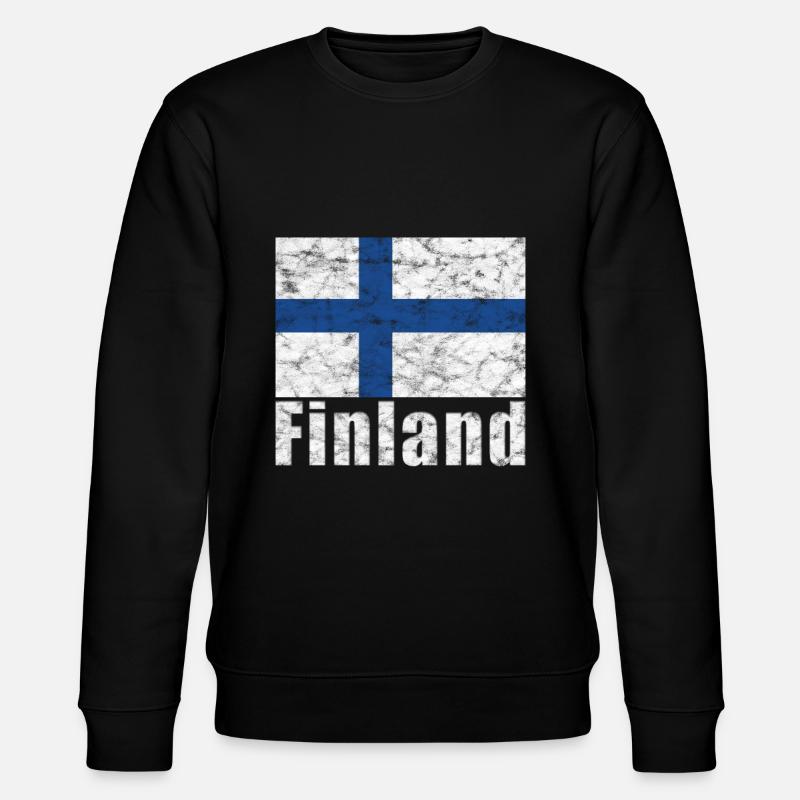 Drapeau finlandais - Sweat bio CHANGER Stanley/Stella Unisexe - noir