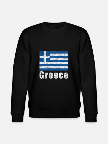 Drapeau de la grèce - Sweat bio CHANGER Stanley/Stella Unisexe - noir
