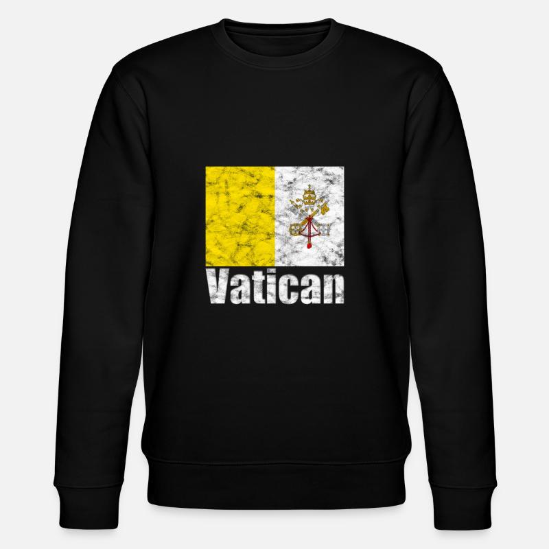 Millésime drapeau vatican - Sweat bio CHANGER Stanley/Stella Unisexe - noir