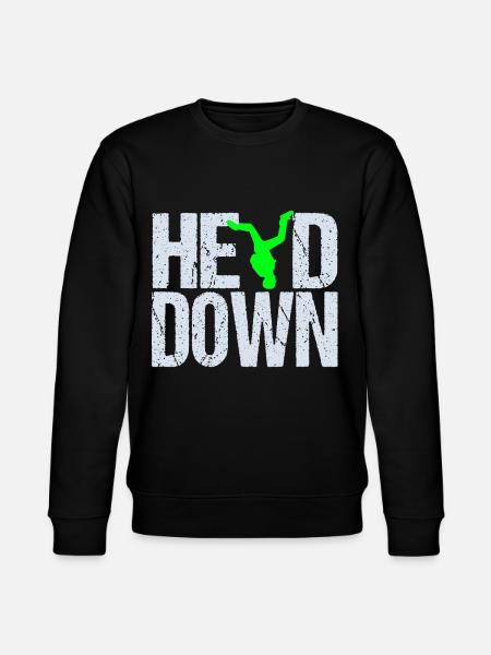 Skydiving, skyive, freefly, parachute - Stanley/Stella CHANGER Unisex Organic Sweatshirt - black