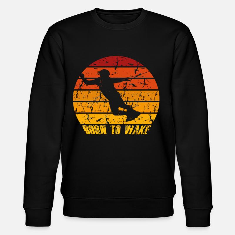 Wakeboarding water ski wake board - Stanley/Stella CHANGER Unisex Organic Sweatshirt - black
