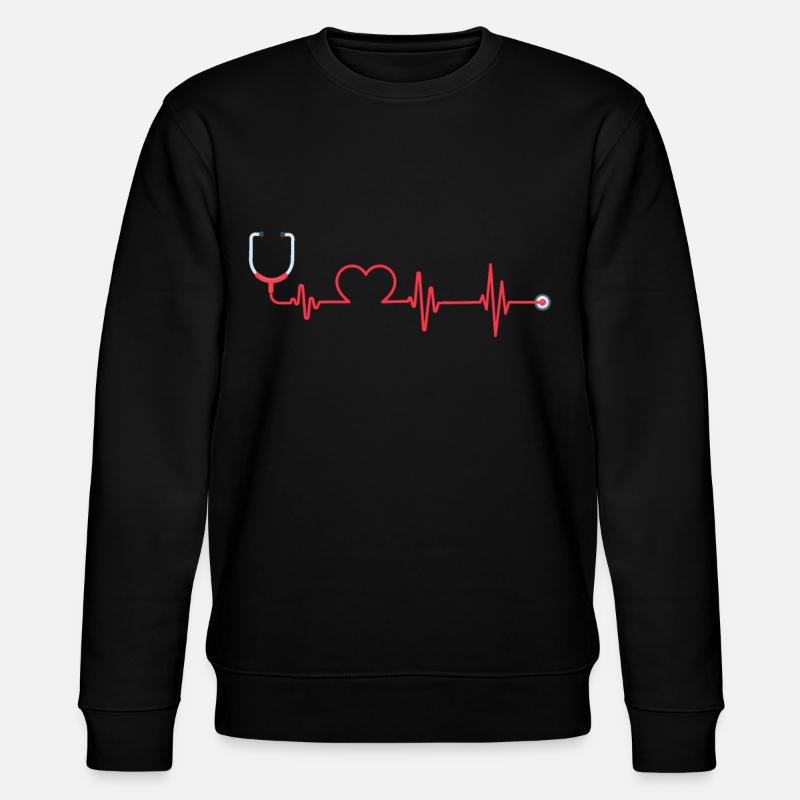 Infirmière Nurse cadeau anniversaire drôle - Sweat bio CHANGER Stanley/Stella Unisexe - noir