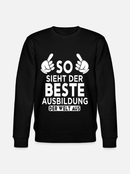 Ausbildung Spruch - Stanley/Stella Unisex Bio-Sweatshirt CHANGER - Schwarz