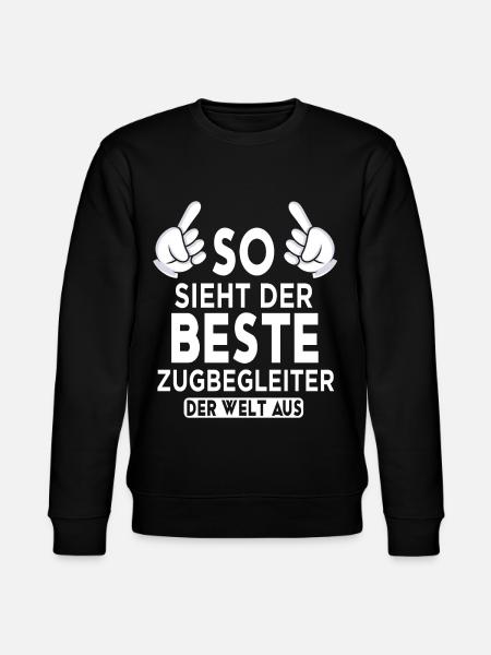 Zugbegleiter Spruch - Stanley/Stella Unisex Bio-Sweatshirt CHANGER  - Schwarz