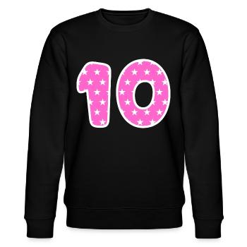 Ten - Stanley/Stella CHANGER Unisex Organic Sweatshirt - black - Front - Nik (191cm) & Marisol (170cm)
