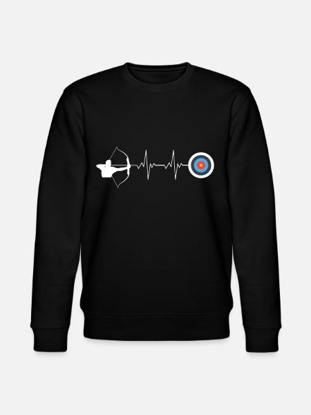 Archery Archer Archery Arrow Bow - Stanley/Stella CHANGER Unisex Organic Sweatshirt - black