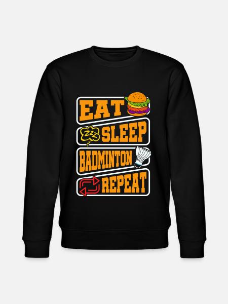 Federball Badminton - Stanley/Stella CHANGER Unisex Organic Sweatshirt - black