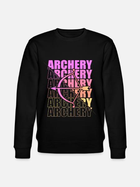 Archery Archer Archery Bow - Stanley/Stella CHANGER Unisex Organic Sweatshirt - black