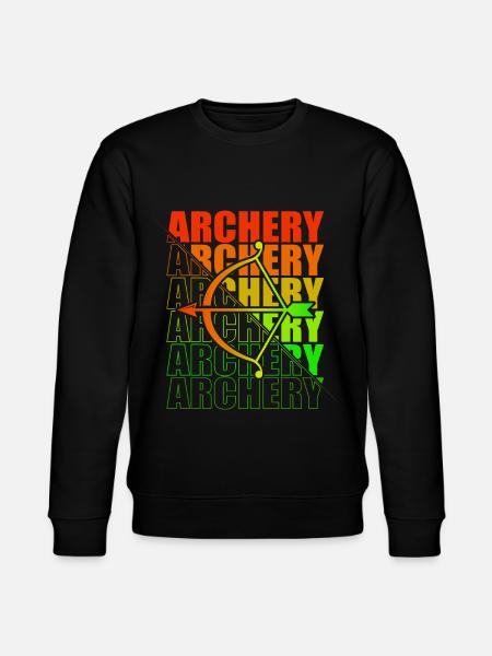 Archery Archer Archery Bow - Stanley/Stella CHANGER Unisex Organic Sweatshirt - black