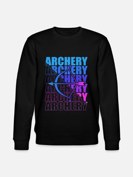 Archery Archer Archery Bow - Stanley/Stella CHANGER Unisex Organic Sweatshirt - black