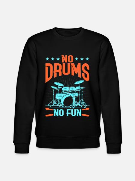 Drummers Drummers Drummers Drummers - Stanley/Stella CHANGER Unisex Organic Sweatshirt - black