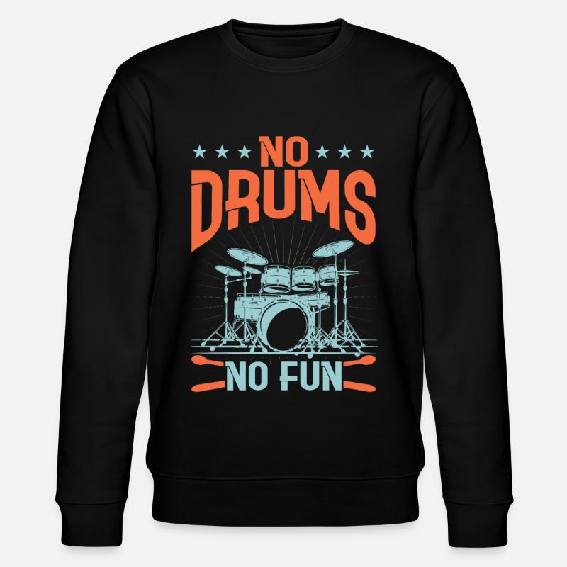 Drummers Drummers Drummers Drummers - Stanley/Stella CHANGER Unisex Organic Sweatshirt - black