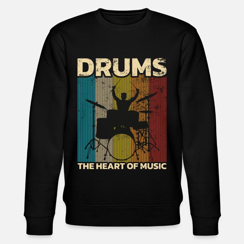 Drummers Drummers Drummers Drummers - Stanley/Stella CHANGER Unisex Organic Sweatshirt - black