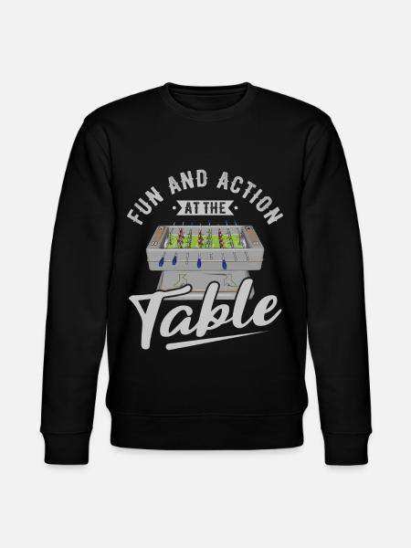 Foosball Gift Fans Wuzler Foosball - Stanley/Stella CHANGER Unisex Organic Sweatshirt - black