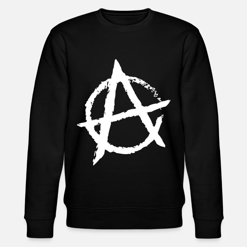 79 Anarchy - Stanley/Stella CHANGER Unisex Organic Sweatshirt - black