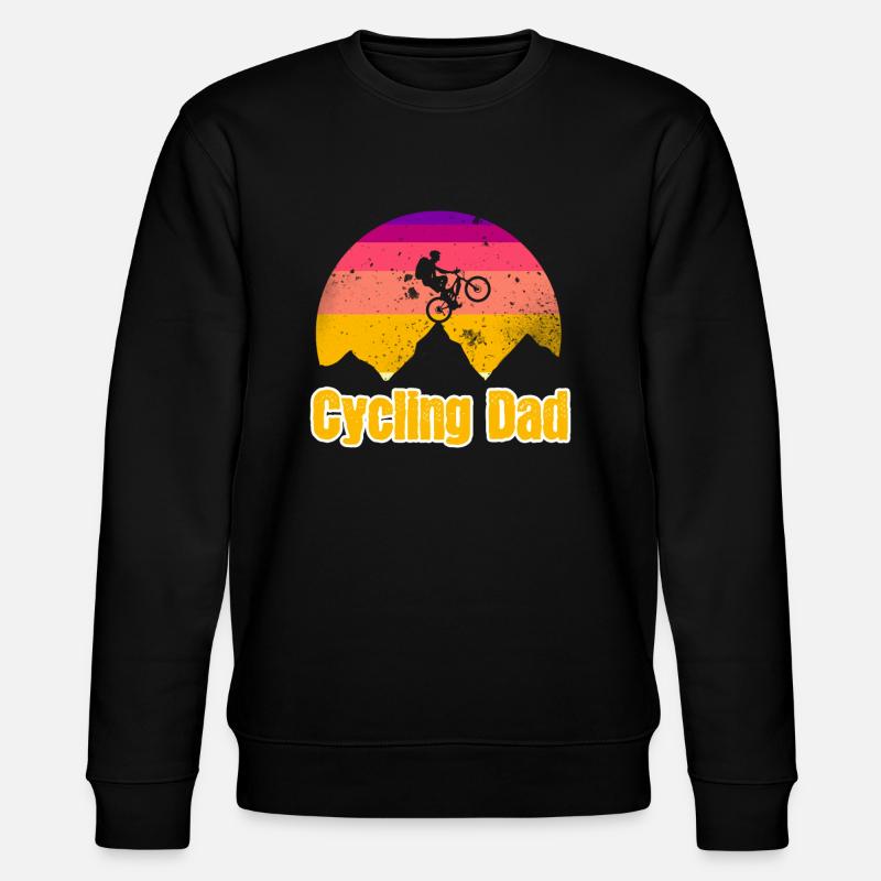 Cycling Dad - Sweat bio CHANGER Stanley/Stella Unisexe - noir