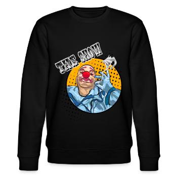 THE SHOW - Stanley/Stella CHANGER Unisex Organic Sweatshirt - black - Front - Nik (191cm) & Marisol (170cm)