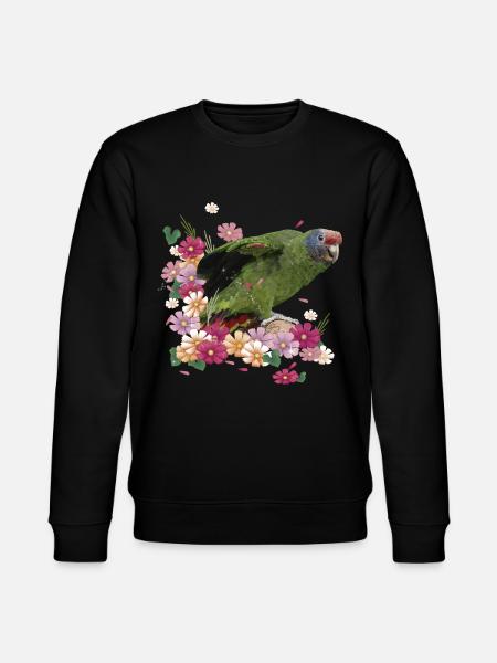 The Red-tailed Parrot - Stanley/Stella CHANGER Unisex Organic Sweatshirt - black