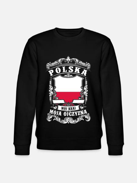 Polska - Poland - Polen - Stanley/Stella CHANGER Unisex Organic Sweatshirt - black