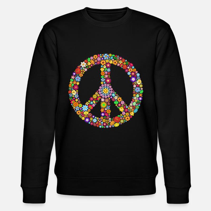 Signe de la paix - Sweat bio CHANGER Stanley/Stella Unisexe - noir