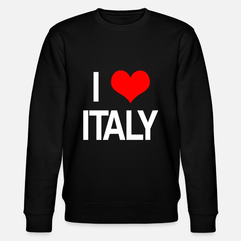I Love Italy - Sweat bio CHANGER Stanley/Stella Unisexe - noir