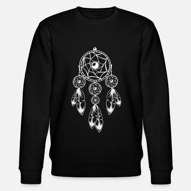 capteur de rêves blanc - Sweat bio CHANGER Stanley/Stella Unisexe - noir