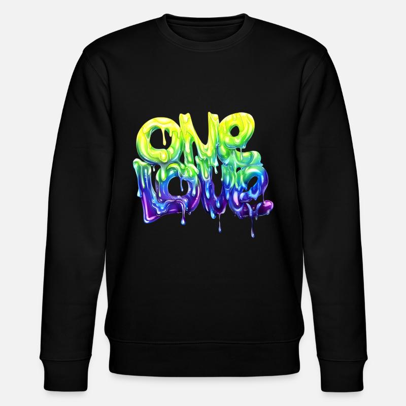 un amour de graffiti - Sweat bio CHANGER Stanley/Stella Unisexe - noir