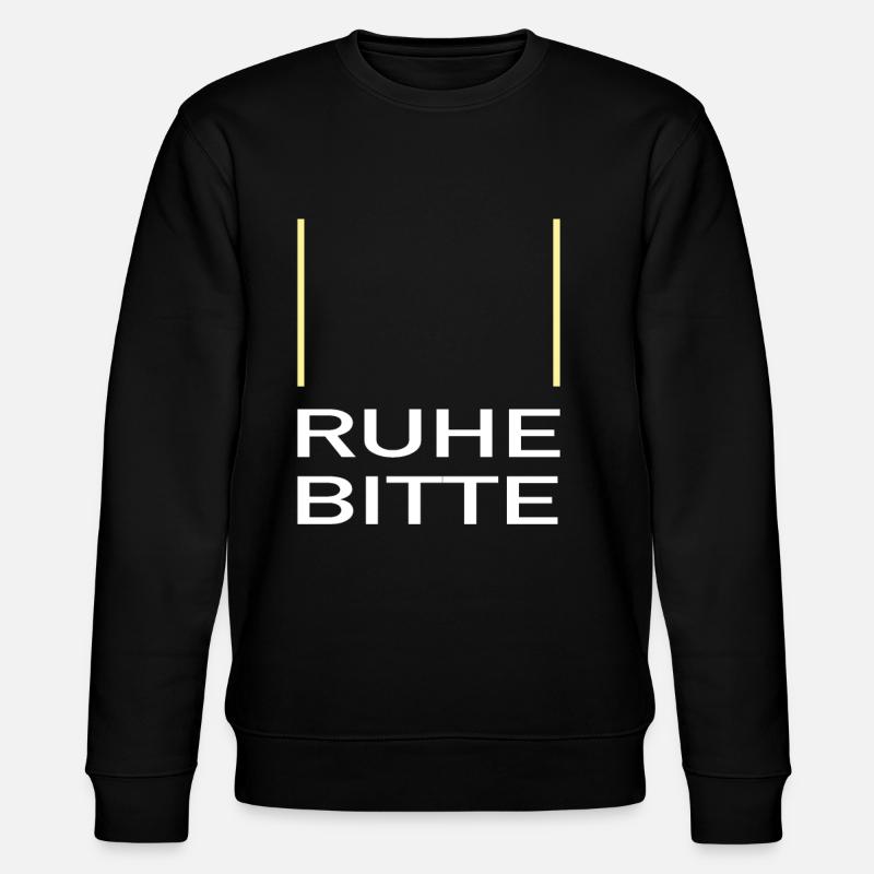 Synchron sprechen Synchronsprecher Synchronarbeit - Stanley/Stella Unisex Bio-Sweatshirt CHANGER - Schwarz
