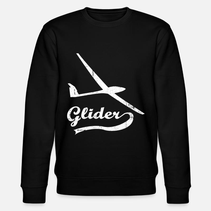 Glider pilot - Stanley/Stella CHANGER Unisex Organic Sweatshirt - black
