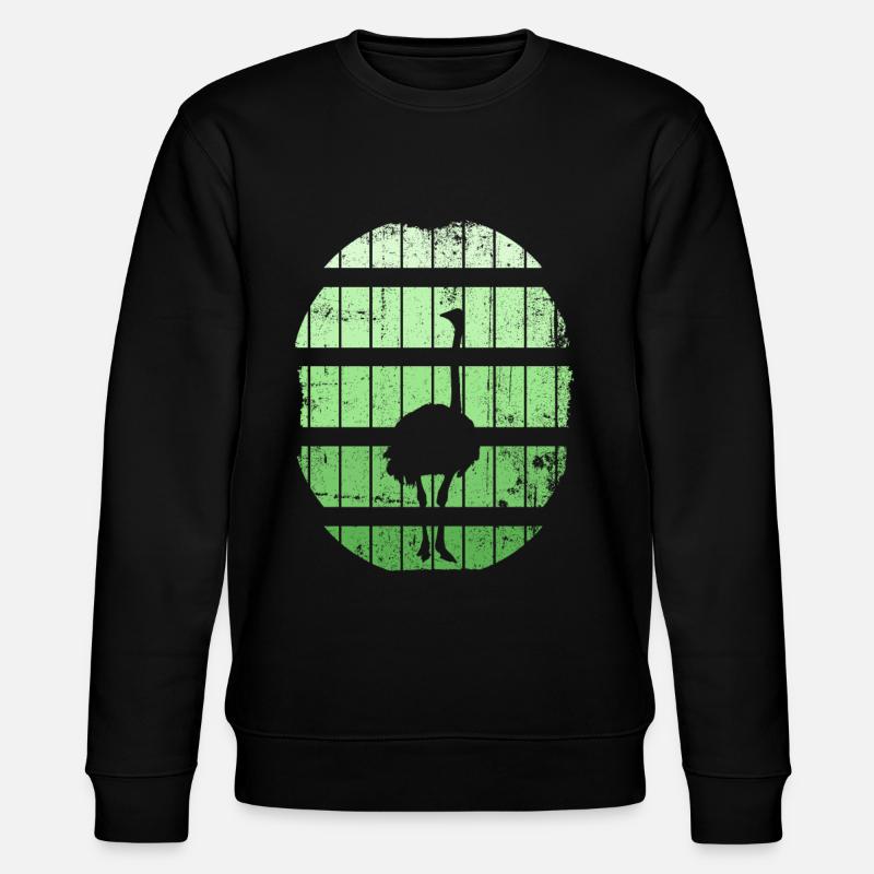 Strauß - Stanley/Stella Unisex Bio-Sweatshirt CHANGER  - Schwarz