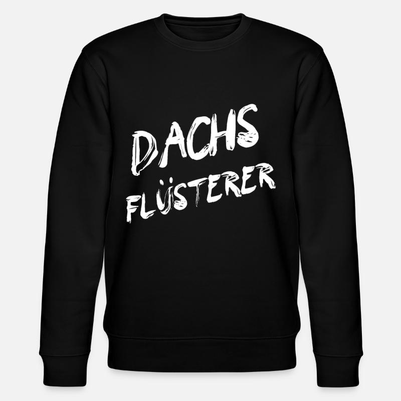 Dachs - Stanley/Stella Unisex Bio-Sweatshirt CHANGER  - Schwarz