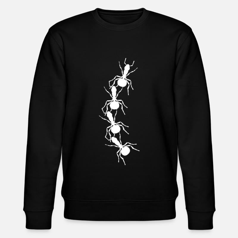 Ameise - Stanley/Stella Unisex Bio-Sweatshirt CHANGER  - Schwarz