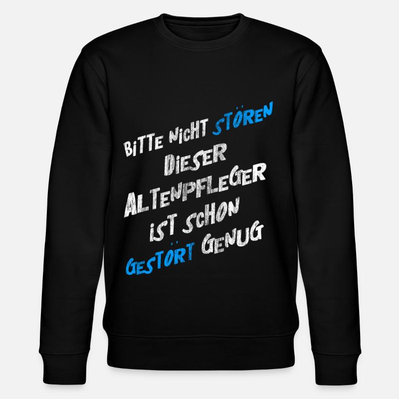 Altenpfleger - Pflege - Stanley/Stella Unisex Bio-Sweatshirt CHANGER - Schwarz