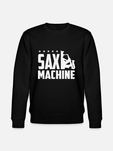 Saxophone Sax Machine saxophone - Stanley/Stella CHANGER Unisex Organic Sweatshirt - black