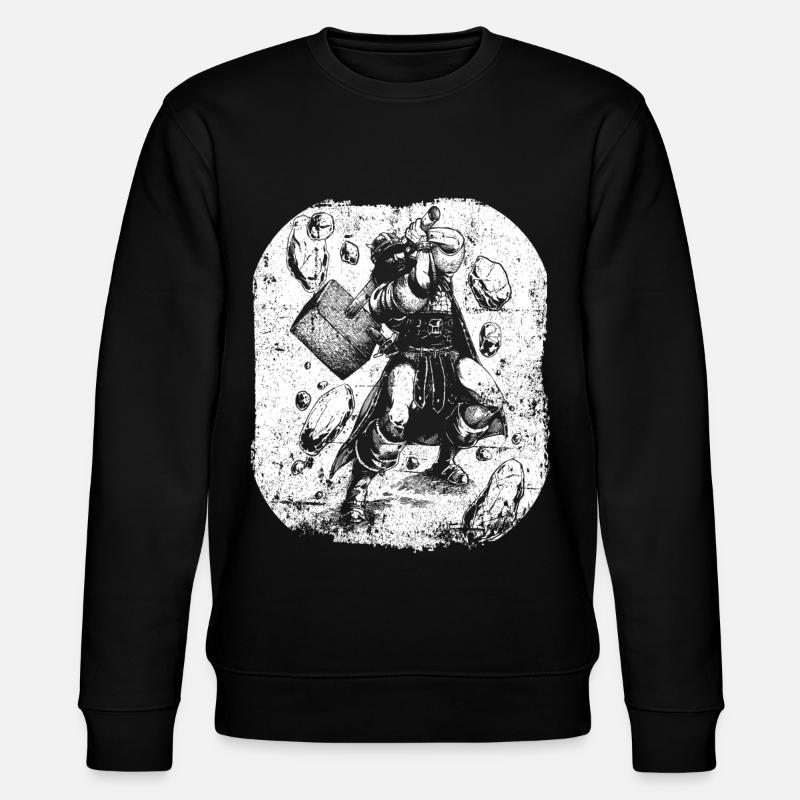 Wikinger - Stanley/Stella Unisex Bio-Sweatshirt CHANGER  - Schwarz
